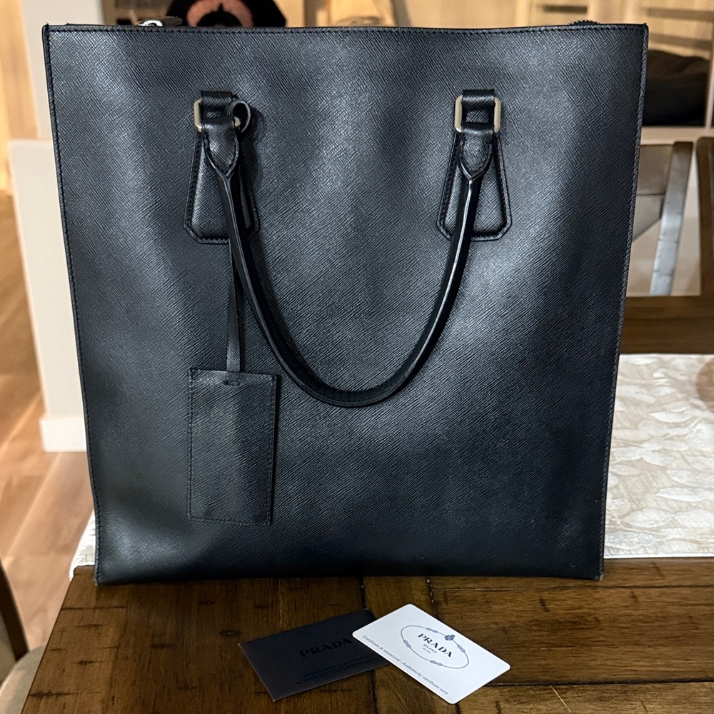 Prada Black Laptop Bag